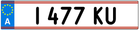 Truck License Plate